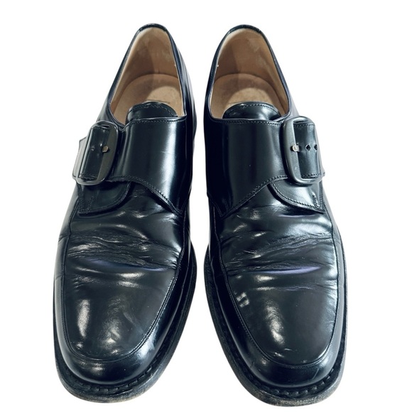 Dolce & Gabbana men’s leather buckle loafers EUC main image 14